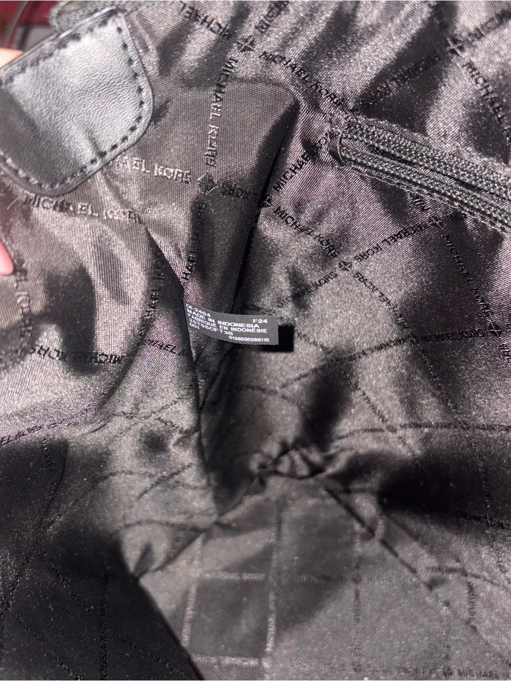 Michael Kors Gray and Black Signature MK Tote